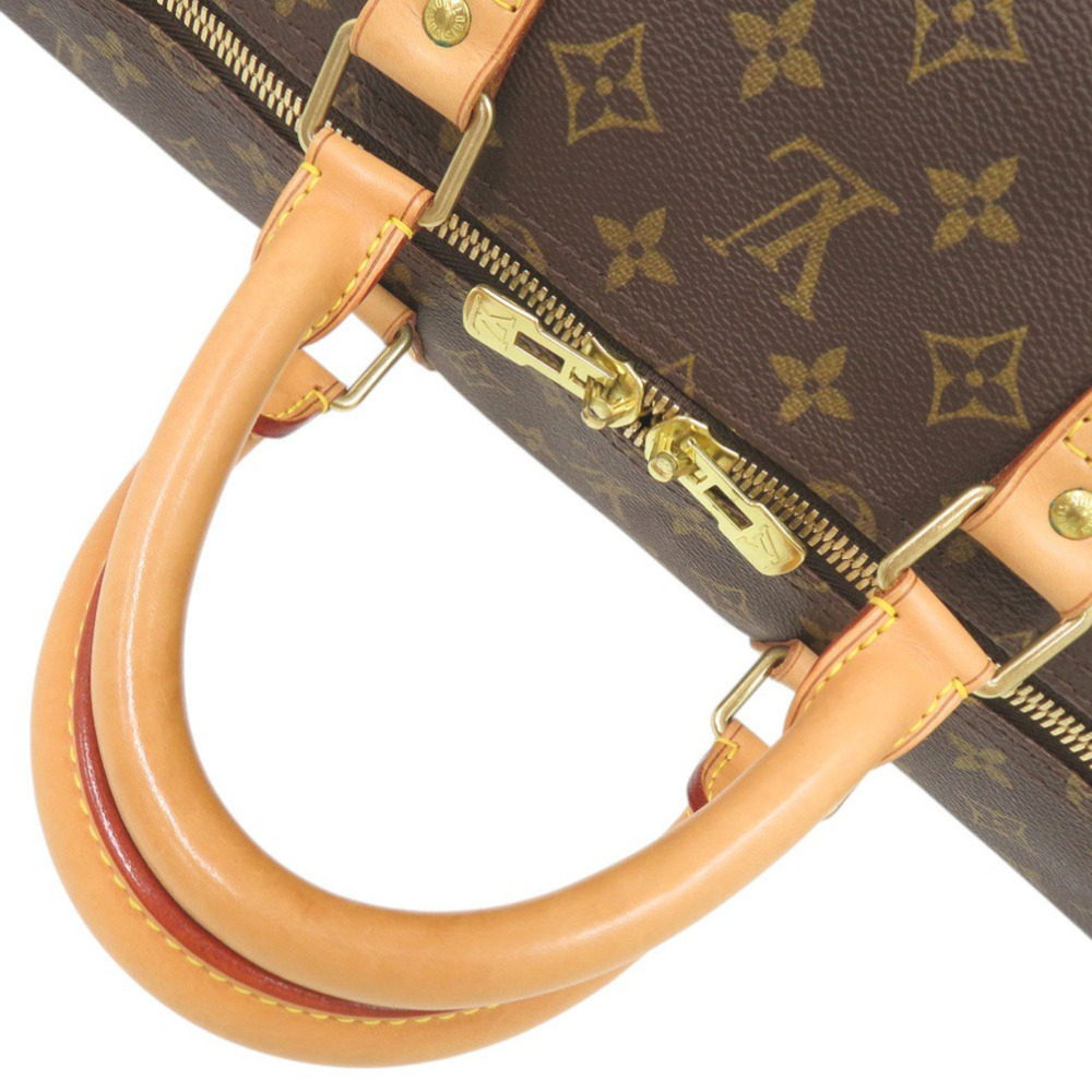 LOUIS VUITTON Brown Monogram Keepall 55 Boston Bag - Picture 6 of 10